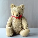 ドイツから ヴィンテージ テディベア Teddy Bear 全高38cm 手足可動式 ぬいぐるみ フィギュア アンティーク_240530 ig3984