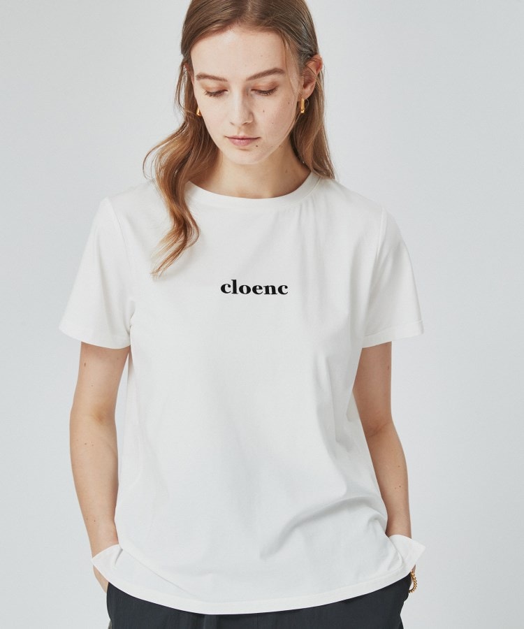 ｃｌｏｅｎｃ/ロゴ入りストレッチTシャツ