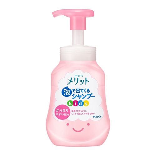 花王 メリット泡シャンプー キッズ からまりやすい髪用ポンプ 300 ml