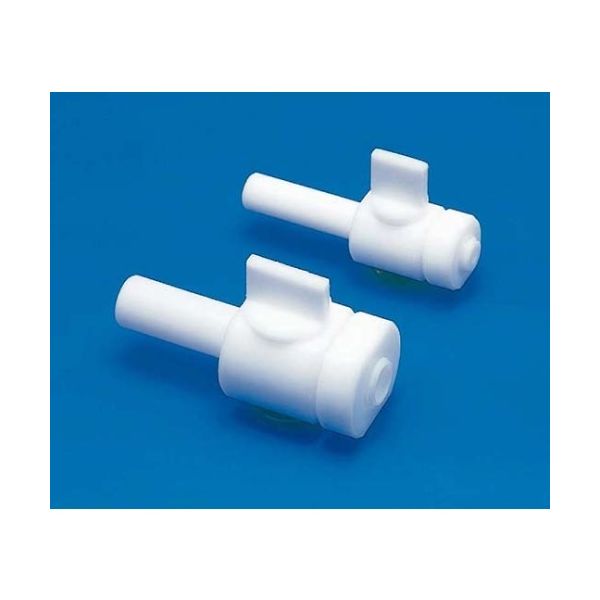 フロン工業 PTFE ミニコック 10φ F-2214-03 1個 61-4384-72（直送品）