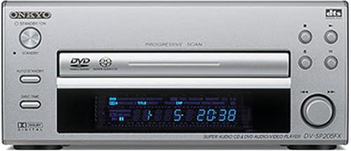 ONKYO INTEC205 ユニバーサルプレーヤー DVDオーディオ/SACD対応 DV-SP205FX(S) /シルバー【中古品】