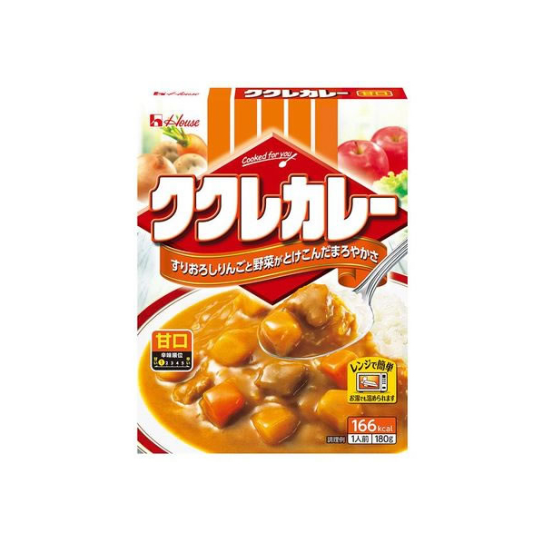 ハウス食品 ククレカレー甘口 180g F800978