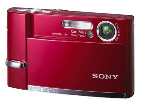 SONY デジタルスチルカメラ Cyber-shot T50 720万画素 レッド DSC-T50 R