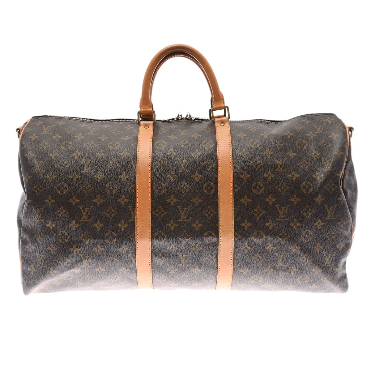 LOUIS VUITTON ルイヴィトン モノグラム キーポルバンドリエール 55 ブラウン M41414 レディース モノグラムキャンバス ボストンバッグ Bランク 中古 