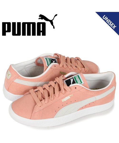 PUMA プーマ スウェード スニーカー メンズ レディース スエード SUEDE VTG ピンク 374921－18