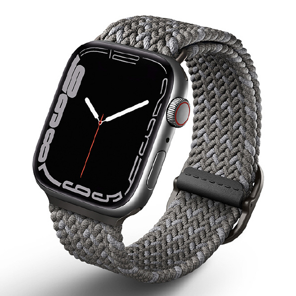 ＵＮＩＱ Apple Watch 42/44/45mm用BRAIDED STRAP UNIQ ASPEN DESIGNER EDITION PEBBLE GREY UNIQ-45MM-ASPDEPGRY