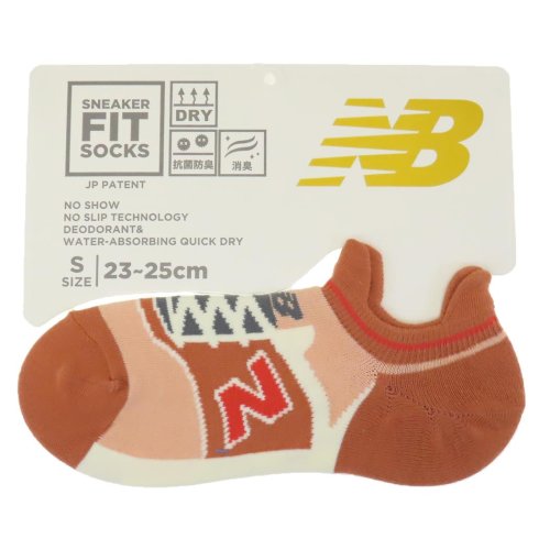 ニューバランス 女性用靴下 レディーススニーカーソックス S ダークピンク new balance シン NB エヌビー フレンズヒル FRIENDSHILL