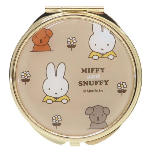 ミッフィー 手鏡 ミラー GY MIFFY and SNUFFY ディックブルーナ マリモクラフト プレゼント 絵本キャラクター グッズ