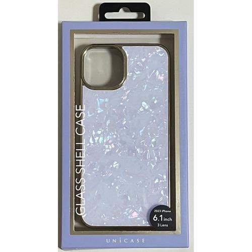 ユニケース UNI-CSIP23MP-0GSLL Glass Shell Case for iPhone 15Pro (lilac) lilac