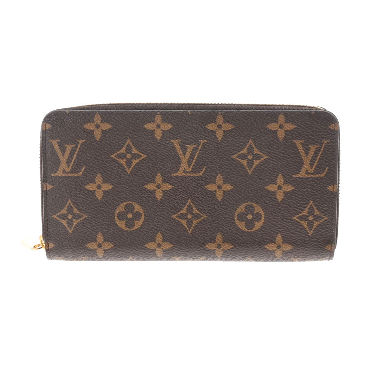 LOUIS VUITTON ルイヴィトン モノグラム ジッピーウォレット  ブラウン M42616 ユニセックス モノグラムキャンバス 長財布 Aランク 中古 