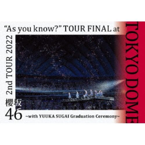 【DVD】櫻坂46 ／ 2nd TOUR 2022 As you know? TOUR FINAL at 東京ドーム ～with YUUKA SUGAI Graduation Ceremony～(通常盤)