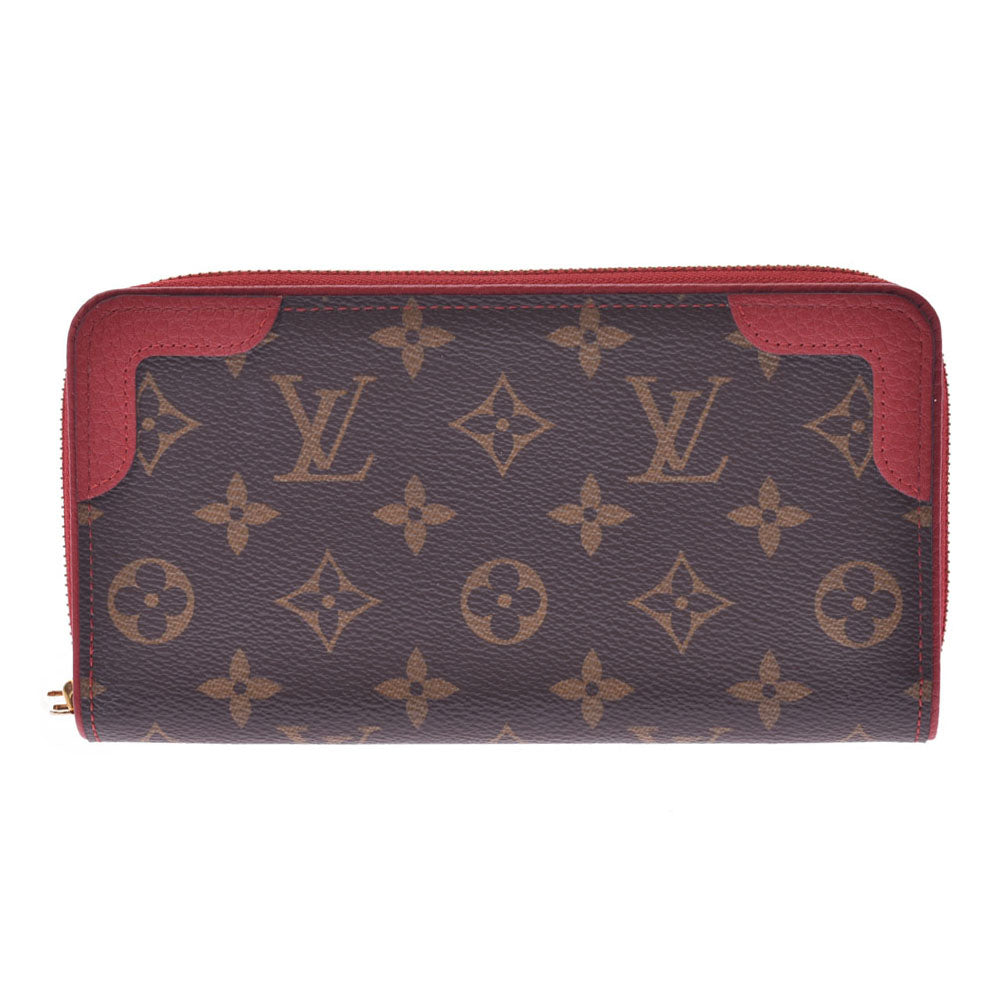 LOUIS VUITTON ルイヴィトン モノグラム ジッピーウォレット レティーロ  スリーズ M61854 レディース モノグラムキャンバス 長財布 Aランク 中古 