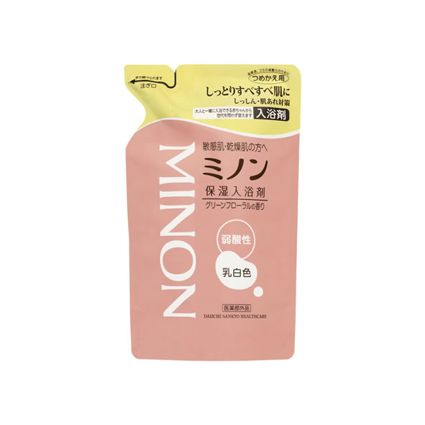 第一三共ヘルスケア ミノン 薬用保湿入浴剤 400mL つめかえ用 F036438