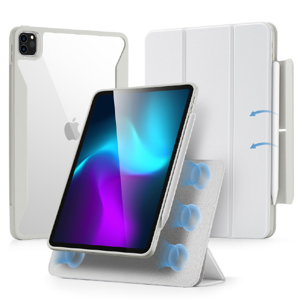 ESR iPad Pro 11インチ(第4/3世代)用Rebound Hybridケース360 Brilliant White ESR235