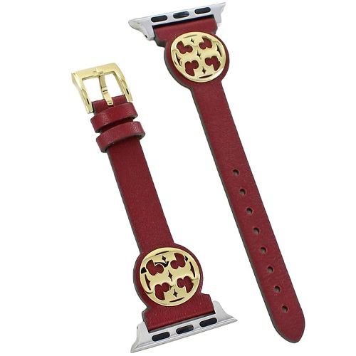 トリーバーチ TBS0078 TORY BURCH アップルウォッチ用ベルト 38mm／40mm／41mm ボルドー