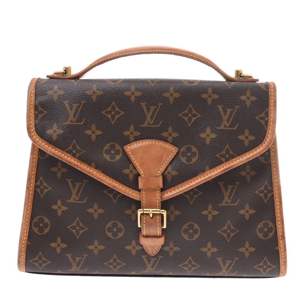 ルイヴィトンベルエア  14145 ブラウン ユニセックス モノグラムキャンバス 2WAYバッグ M51122  LOUIS VUITTON 中古