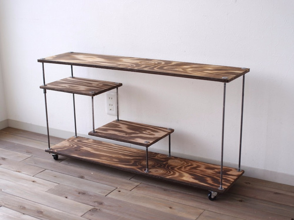 wood iron shelf 420*910*225【送料無料】