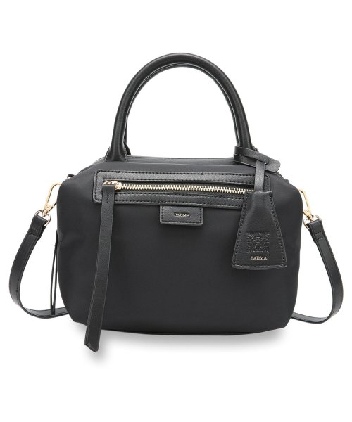 パドマ PADMA トートバッグ ショルダーバッグ レディース ファスナー キーチャーム付き 2WAY TOTE BAG ブラック グレー ベージュ カーキ 黒