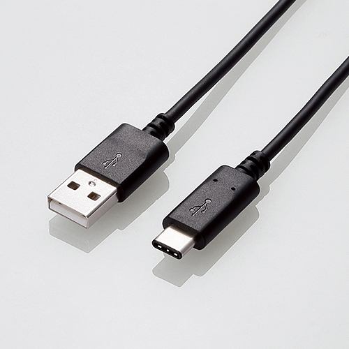 エレコム USB2.0ケーブル(認証品、A-C) 3.0m U2C-AC30NBK