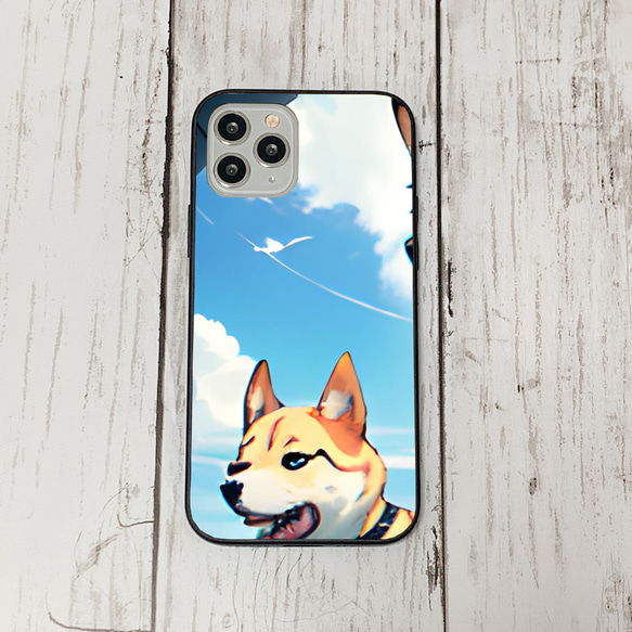 iphoneケース1-4-34 iphone 強化ガラス 犬・いぬ・ワンちゃん 箱7 かわいい アイフォン iface