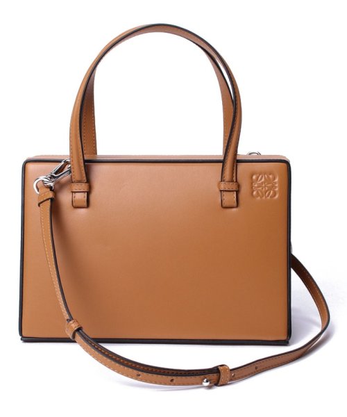 【LOEWE】ロエベ  ハンドバッグ ショルダーバッグ ポスタルレザー ブラウン レディース