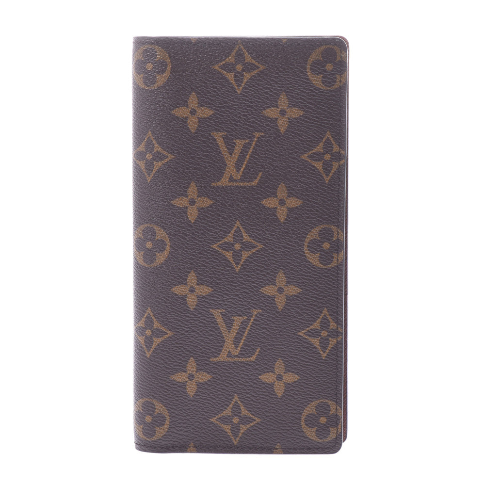 LOUIS VUITTON ルイヴィトン モノグラム ポルトフォイユ ブラザ ブラウン M66540 メンズ モノグラムキャンバス 長財布 新同 中古 