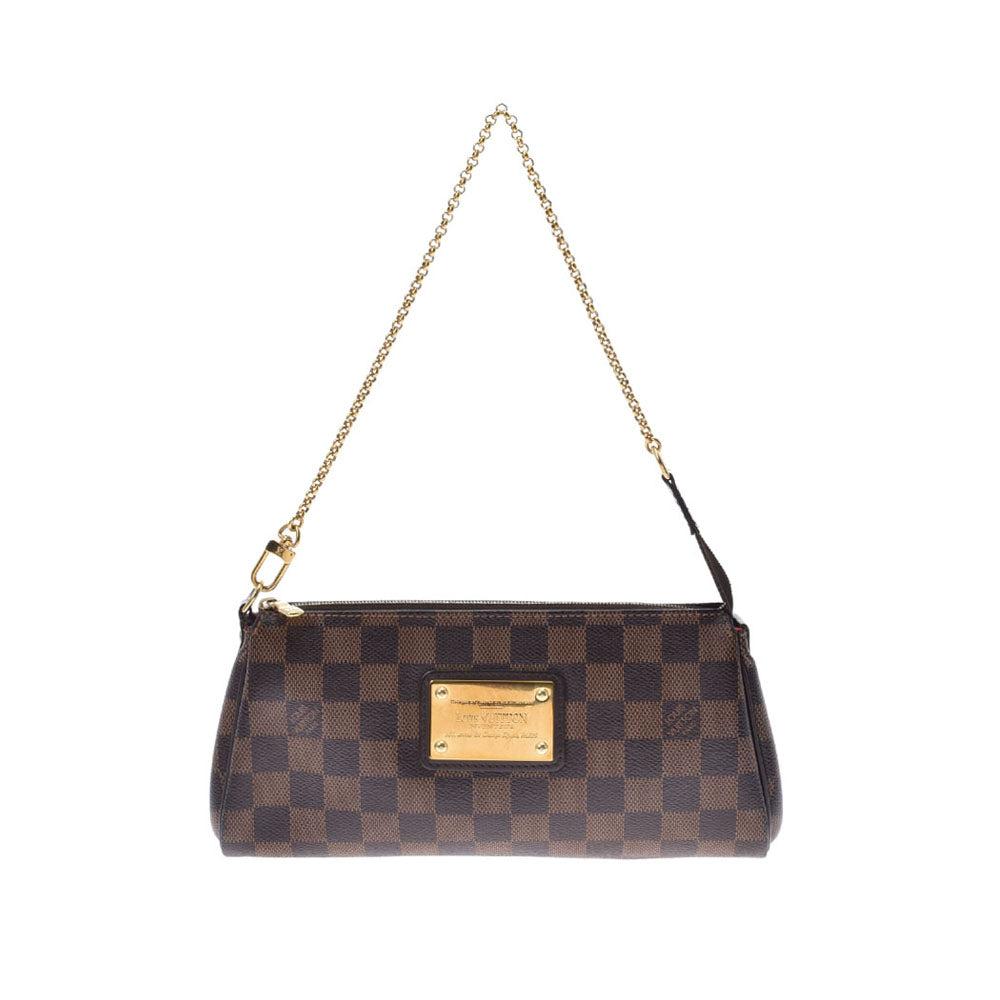 LOUIS VUITTON ルイヴィトン ダミエ エヴァ 2WAY ブラウン N55213 レディース ダミエキャンバス ショルダーバッグ ABランク 中古 