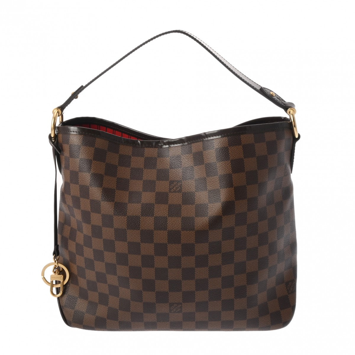 LOUIS VUITTON ルイヴィトン ダミエ ディライトフル PM セミショルダー ブラウン N41459 レディース ダミエキャンバス ショルダーバッグ Bランク 中古 