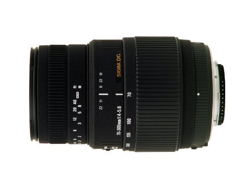 SIGMA 望遠ズームレンズ 70-300mm F4-5.6 DG MACRO ニコン用 フルサイズ対応 509552【中古品】