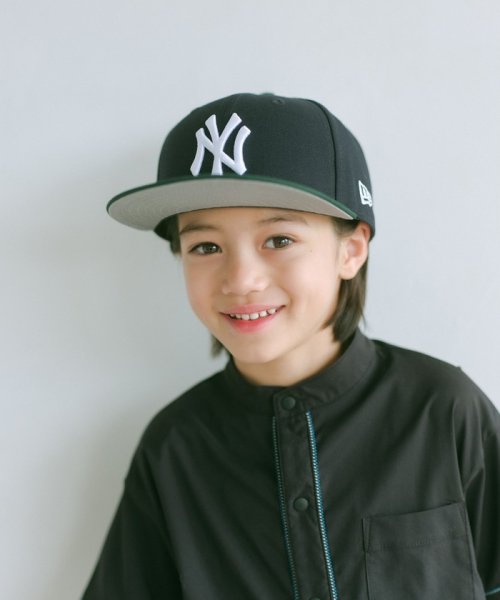 ＜NEW ERA＞ニューヨーク・ヤンキース ネイビー ダークグリーンバイザー / Youth 9FIFTY