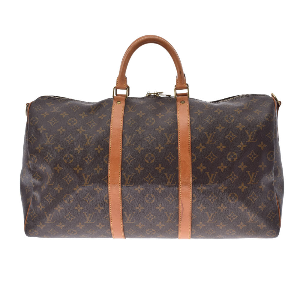 LOUIS VUITTON ルイヴィトン モノグラム キーポルバンドリエール50 ブラウン M41416  ユニセックス モノグラムキャンバス ボストンバッグ Bランク 中古 