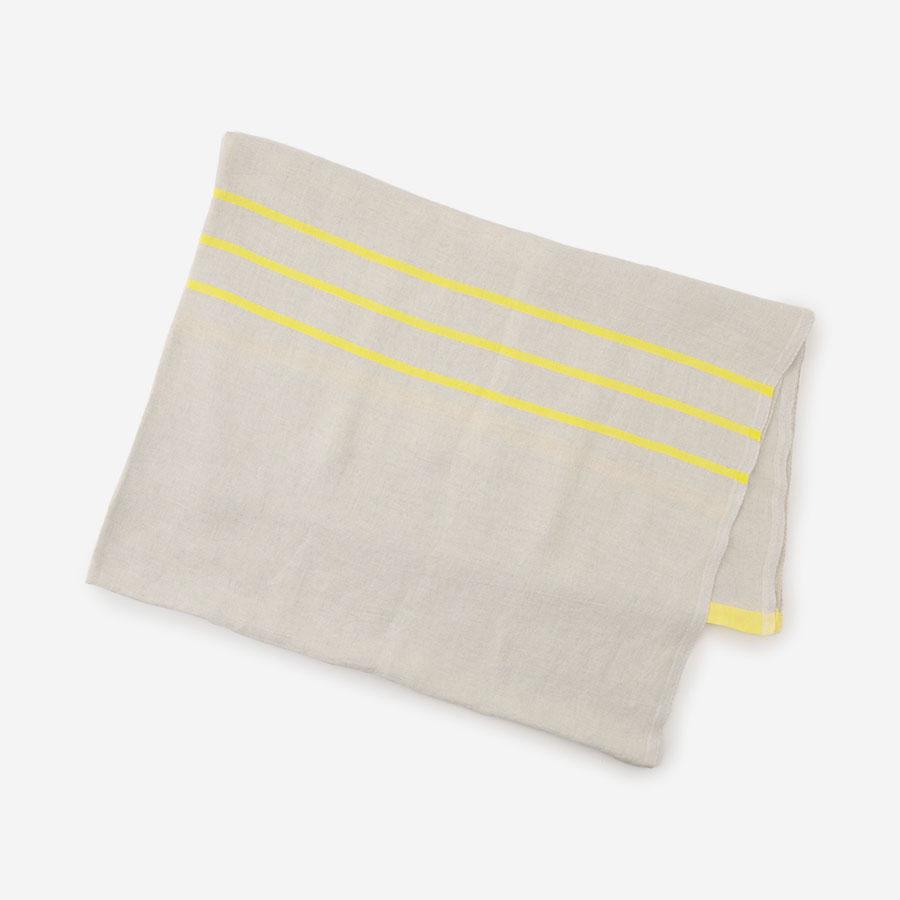 LAPUAN KANKURIT | USVA linen blanket / linen-yellow 150×200cm