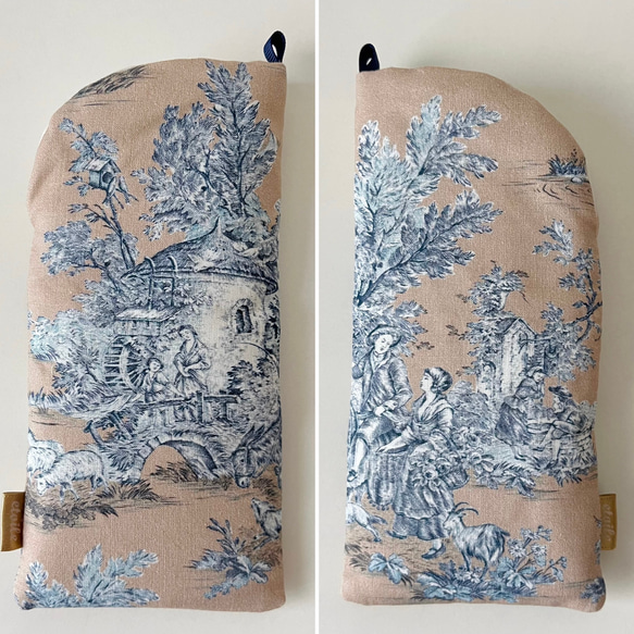 メガネケース　トワルドジュイ Toile de Jouy 　 ベージュ