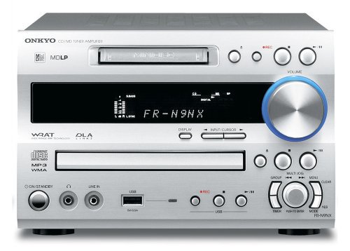 ONKYO CD/MDチューナーアンプ シルバー FR-N9NX(S)【中古品】