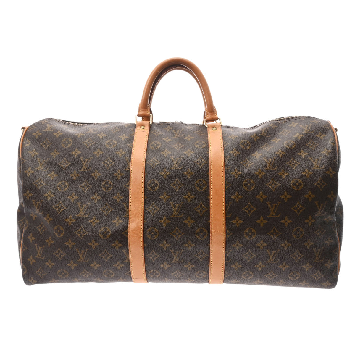 LOUIS VUITTON ルイヴィトン モノグラム キーポル バンドリエール 55 ブラウン M41414 ユニセックス モノグラムキャンバス ボストンバッグ Bランク 中古 