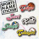 SPORTS NAME STICKER (A)／サッカー　バスケ　バレー　野球／耐水・耐光・強力粘着