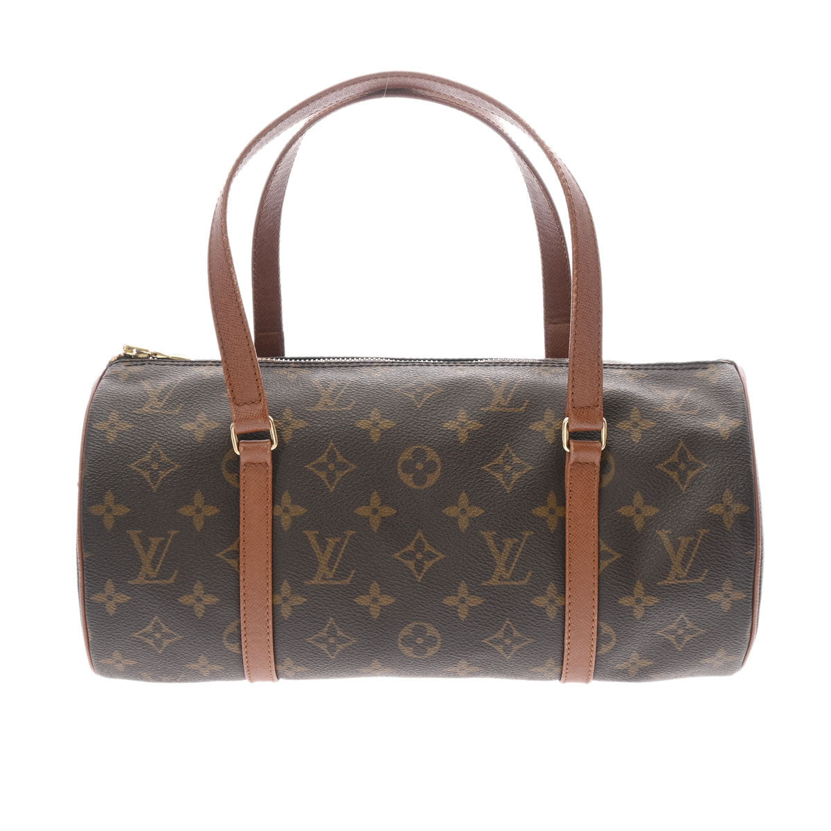 LOUIS VUITTON ルイヴィトン モノグラム パピヨン GM ブラウン M51365 レディース モノグラムキャンバス ハンドバッグ Bランク 中古 