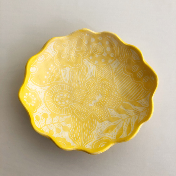 『carving bowl』 - yellow B-