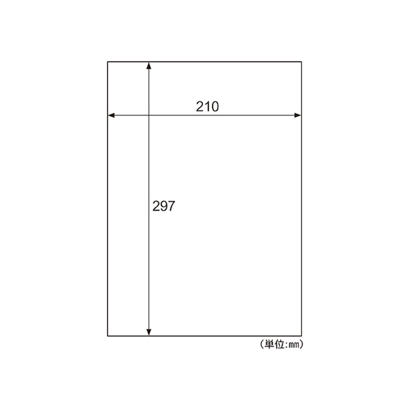 ヒサゴ 訂正ラベル A4 ノーカット 12シート F895207-OP2600