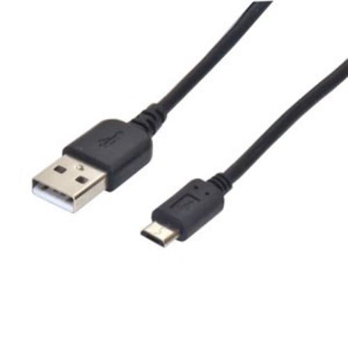 ナカバヤシ microUSB 急速 充電 通信 ケーブル 2.1A 対応 0.5m ブラック ZUH-MRT2A05BK