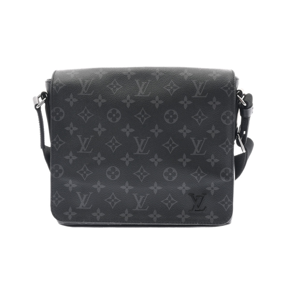 LOUIS VUITTON ルイヴィトン モノグラム エクリプス ディストリクトPM NM 黒/グレー M44000 メンズ モノグラムエクリプスキャンバス ショルダーバッグ Aランク 中古 