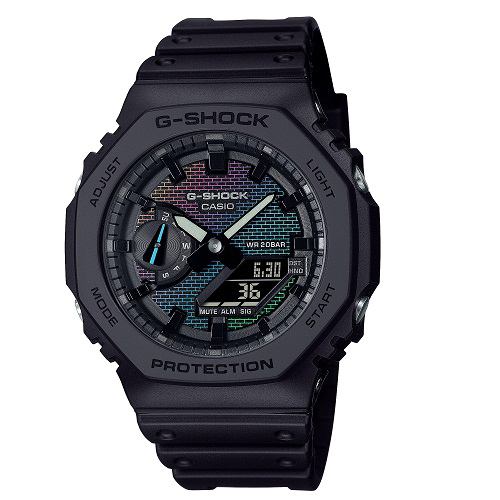 カシオ GA-2100RW-1AJF G-SHOCK ワールドタイム 20気圧防水 ダブルLEDライト