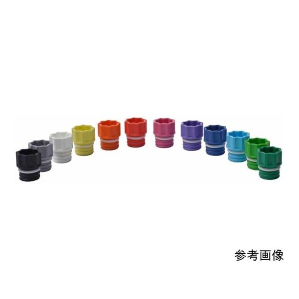 アズワン 96well format用Internal Screw Cap 灰色 バルク MP53120 9-1087-71（直送品）