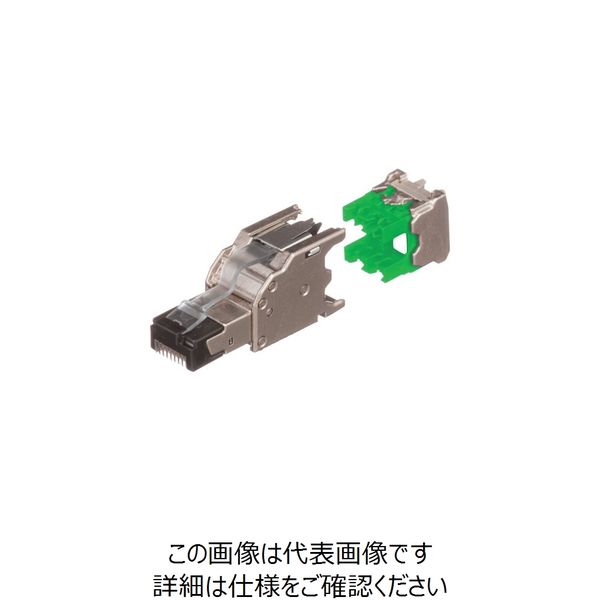 パンドウイット PROFINET カテゴリ5Eかんたん成端シールドモジュラープラグ 適用導線:22AWG単線・撚り線シールドケーブル 249-3903（直送品）