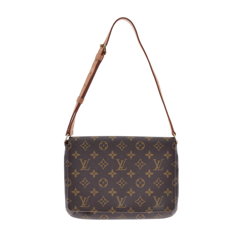 LOUIS VUITTON ルイヴィトン モノグラム ミュゼットタンゴ ショート ブラウン M51257 レディース モノグラムキャンバス ショルダーバッグ ABランク 中古 