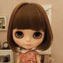 ネオブライス ウィッグ キューティ分け目ボブ MeB 10インチ/ドール Blythe