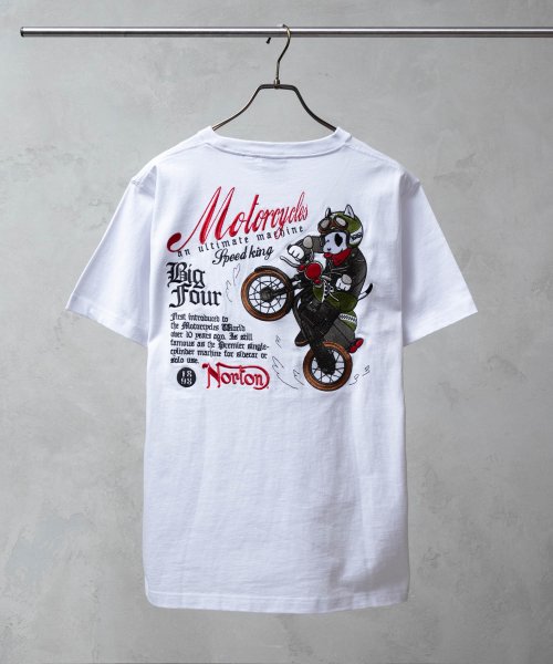 Norton ノートン ドックライダーTシャツ 242N1008A