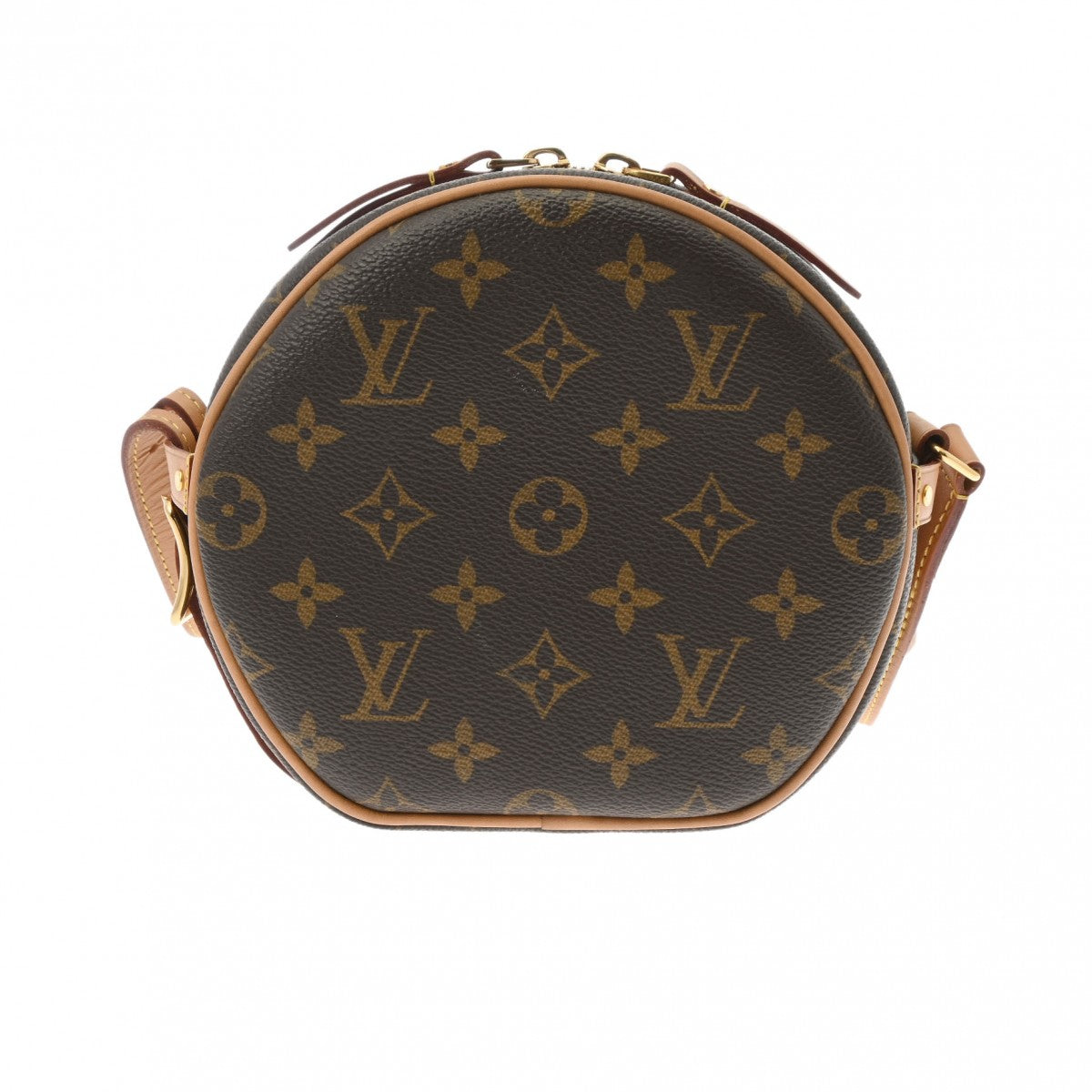 LOUIS VUITTON ルイヴィトン モノグラム ボワットシャポースープル ブラウン M45578 レディース モノグラムキャンバス ショルダーバッグ Aランク 中古 