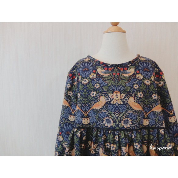 long sleeves dress / kidsワンピース