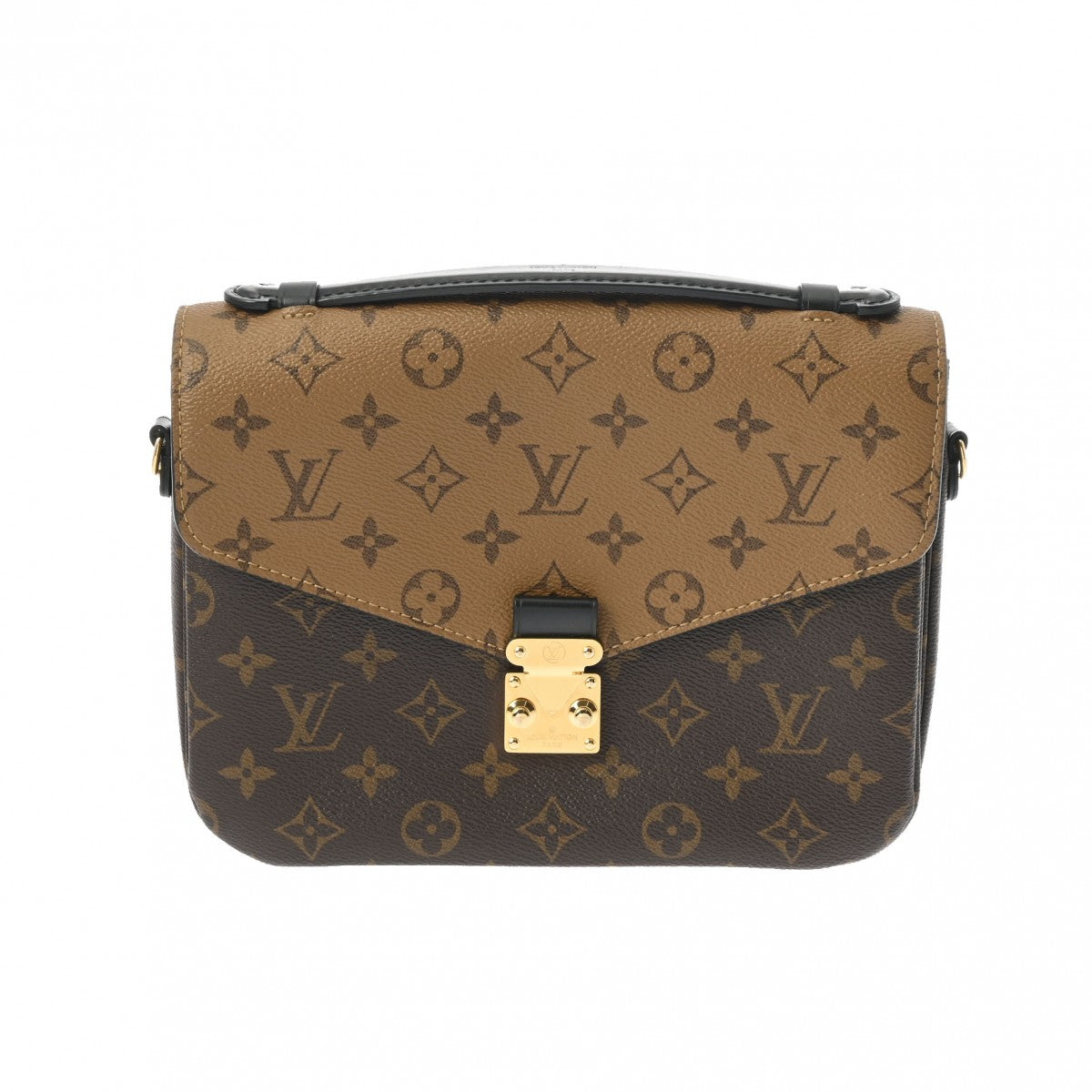 LOUIS VUITTON ルイヴィトン モノグラムリバース ポシェットメティス MM ブラウン M44876 レディース モノグラムリバースキャンバス 2WAYバッグ Aランク 中古 